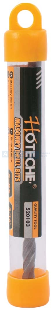 MASONRY DRILL BIT 5MM X 85MM HIGH CARBON STEEL /SATIN FINISH /IN TUBE