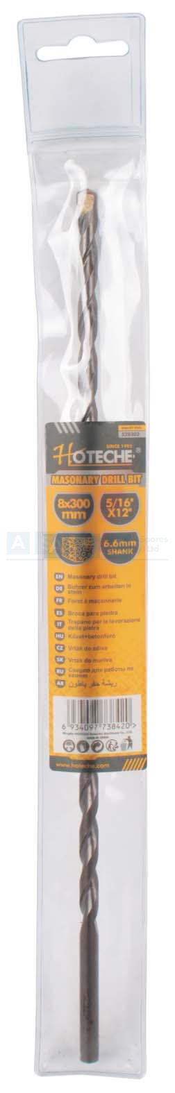 MASONRY DRILL BIT 8X300MM material: #45 carbon steel + YG8C sand