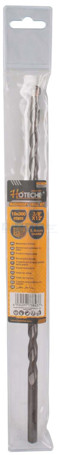 MASONRY DRILL BIT 10 x 300MM material: #45 carbon steel + YG8C sand