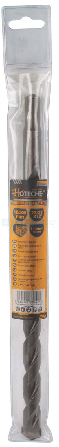 MASONRY DRILL BIT 18 x 300MM material: #45 carbon steel + YG8C sand
