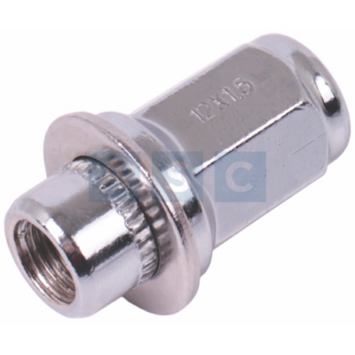 WHEEL NUT 1.5MM X 21 COUNTSUNK LONG L= 47MM  T=12X1.5MM HEAD SIZE 21MM