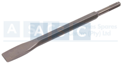 SDS FLAT CHISEL 14X250X20MM CRV HEX SHANK /SATIN FINISH