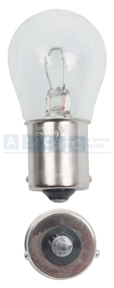 GLOBE 130DEGREE OFFSET 21W SINGLE P21W BAU15S 12V CLEAR