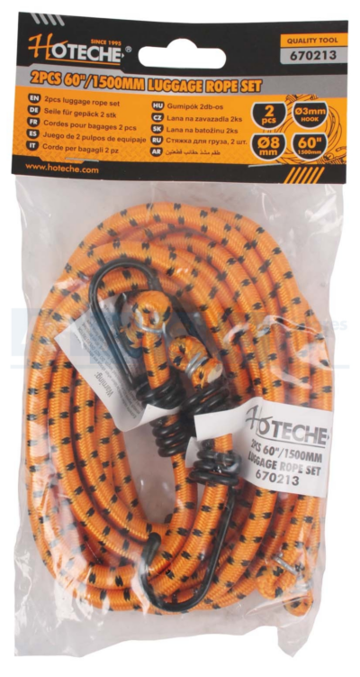 LUGGAGE STRAP 2PCS 1500MM/60 INCH Material: latex and rubber Diameter:Î¦8m
