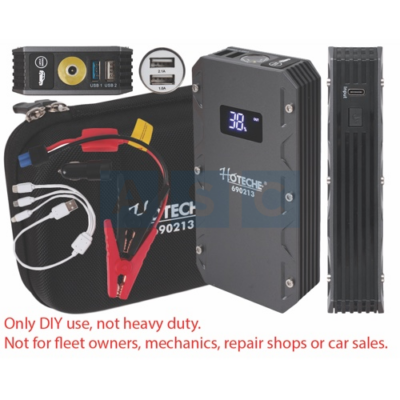 MINI JUMP STARTER 12.8V  10000MAH NOT H/DUTY  DIY ONLY