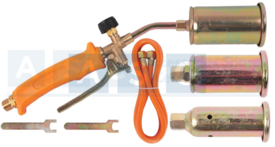 GAS TORCH 3PCS HEAD=25/35/50MM W/1.5M PVC TUBE