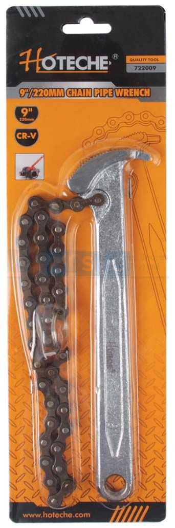 OIL FILTER WRENCH CHAIN TYPE W/HANDLE STEEL DROPFORGE 45#