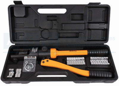 MANUAL HYDRAULIC CRIMPING TOOL Hydraulic Ram Output:9 TonRam Stroke:18