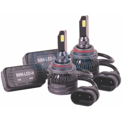 9006 LED COB A PAIR  12V 30W 6000K