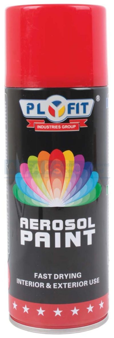 PLYFIT SPRAY PAINT REGULAR RED 300ML