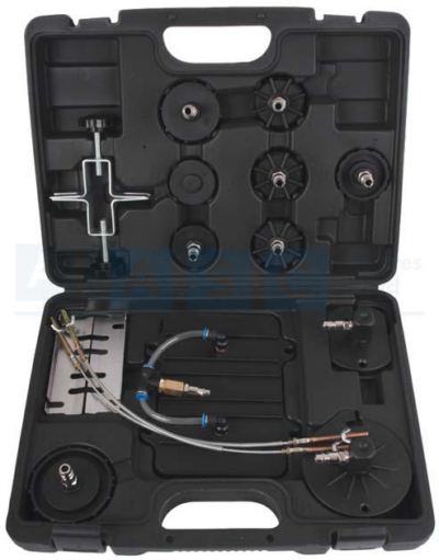 BRAKE & CLUTCH BLEEDING ADAPTER 11PCS FOR MOST VEHICLES CAN BE USED W/A10-071
