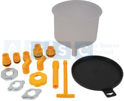 COOLANT NO-SPILL FUNNEL KIT 15 PCS 4 CAP ADAPTERS/5 FILLER NECK ADAPTERS