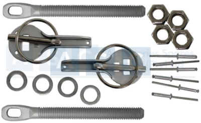 BONNET PIN KIT SILVER