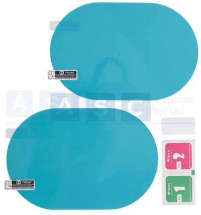 REARVIEW MIRROR RAINPROOF FILM 100X150MM