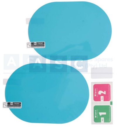 REARVIEW MIRROR RAINPROOF FILM 95X135MM