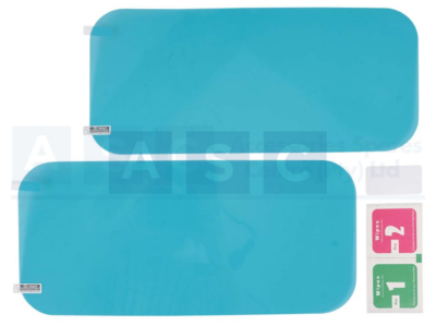 REARVIEW MIRROR RAINPROOF FILM 160X350MM