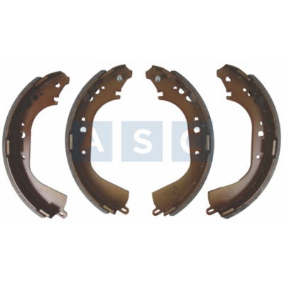 BRAKE SHOE SET TOY.HIACE L/CRUISER 4X4 295X60MM   AT509BS