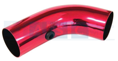 INDUCTION PIPE SHORT BEND 76MM RED