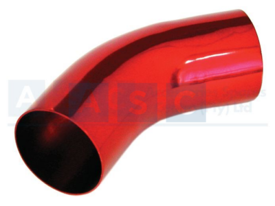 INDUCTION PIPE 45 DEG.76MM RED