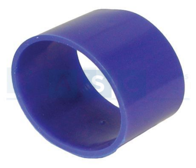 RUBBER SLEEVE STR.BLUE 76MM