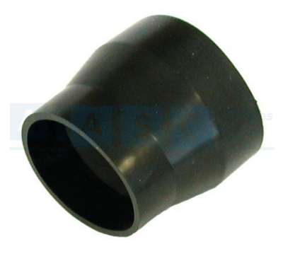 RUBBER REDUCER BLACK 76/64MM