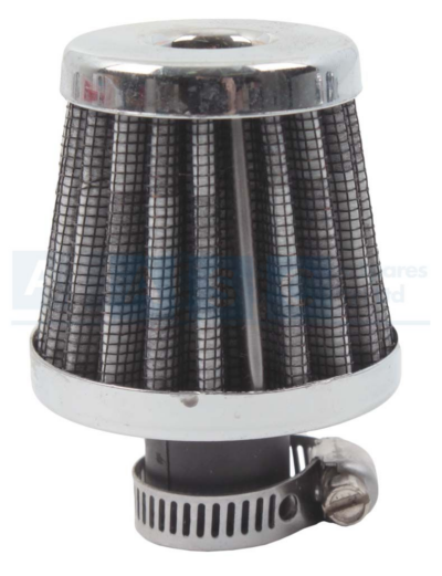AIR FILTER BREATHER 12MM CARBON