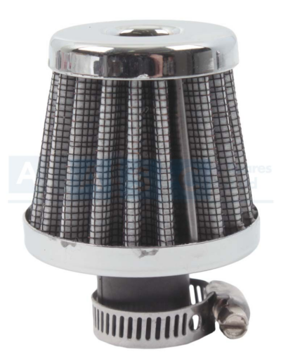 AIR FILTER BREATHER 12MM CHROME