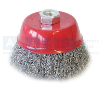 CUP BRUSH GALV. 100MM M14X2