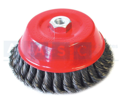CUP BRUSH KNOTTED 150MM M14X2