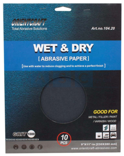 WATER PAPER  GRIT 1000(10)230X280SHEET