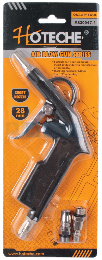 AIR BLOW GUN Short nozzle 28MM with 1pc 1/4 male USA
