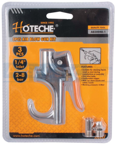 AIR BLOW GUN KIT 3PCS 1Pc Air Blow Gun/ 1PC Short Nozzle