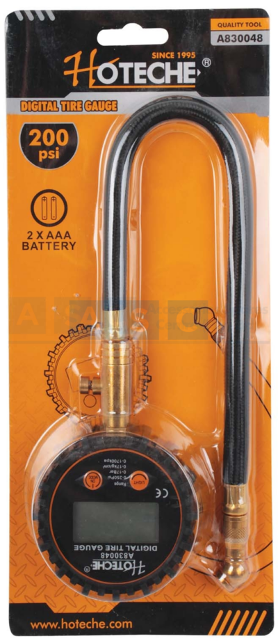 DIGITAL TYRE PRESSURE GAUGE max pressure:200psi   battery :2XAAA
