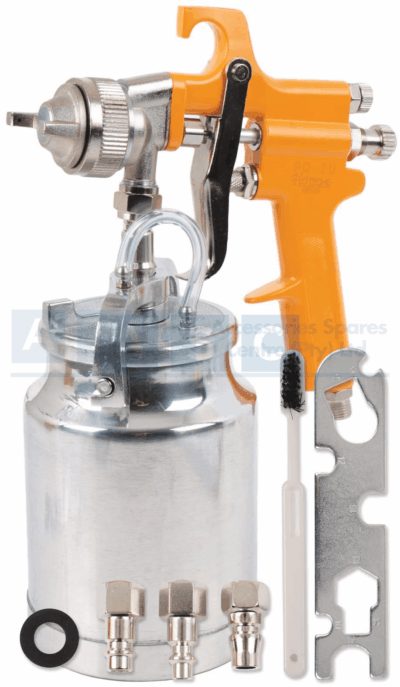 SPRAY GUN HIGH PRESSURE  1LT Nozzle Size:1.8Mm Air Pressure:50Psi