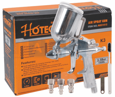 SPRAY GUN GRAVITY Nozzle Size:0.5MM/Fluid Delivery:40-80M