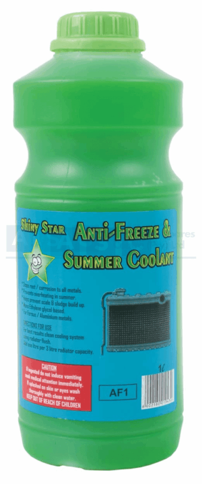 SHINY STAR ANTI-FREEZE 1L  (10% MEG content) which offers