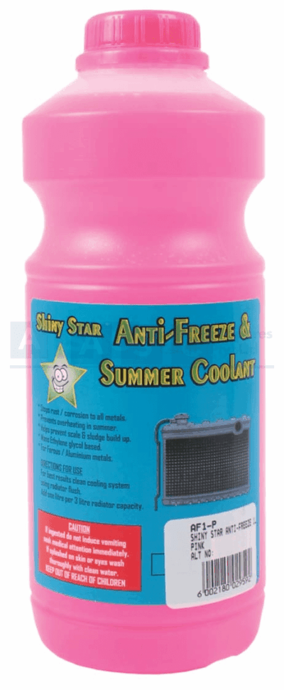 SHINY STAR ANTI-FREEZE 1L PINK  (10% MEG content) which offers