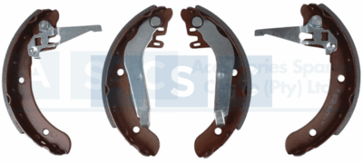 BRAKE SHOE SET COROLLA/CONQUEST 1-2-3 199.6X35MM   ATE532BS
