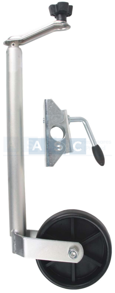 JOCKEY WHEEL 200KG W/6RB WHEEL 150KG  RUBBER WHEEL 150MM SHAFT LENGTH