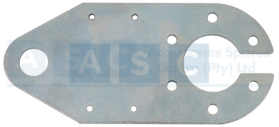 TRAILER SOCKET BRACKET SILVER