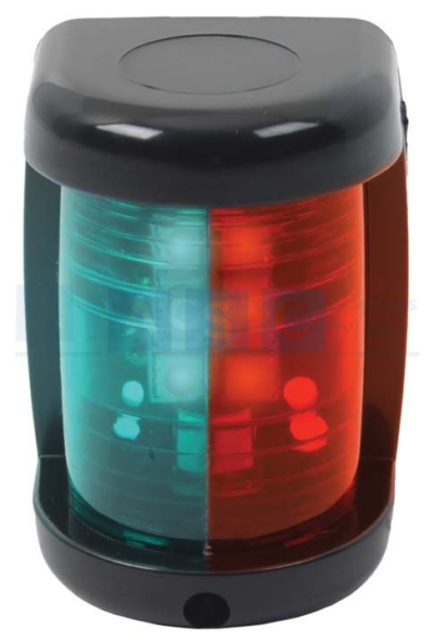 COMBINATION LIGHT RED/GRN SMALL BLK LED