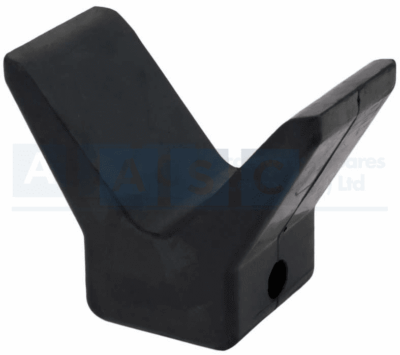 BOAT V-BUFFERBLOCK RUBBER 50mm base forewidth 97.5mm I.D=11mm