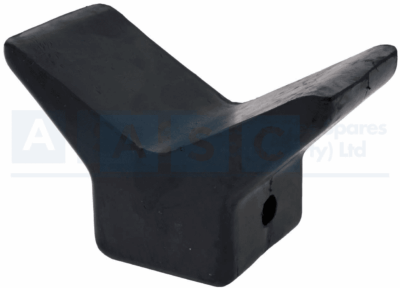 BOAT V-BUFFERBLOCK RUBBER 75.5mm  base forewidth 167mm I.D=13mm