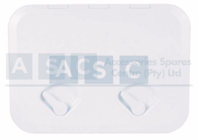 INSPECTION COVER SQUARE 315X440MM WHITE