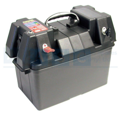 BATTERY BOX W/POWER PACK NO BATTERY W/CIGGRETTE LIGHTER SOCKET.