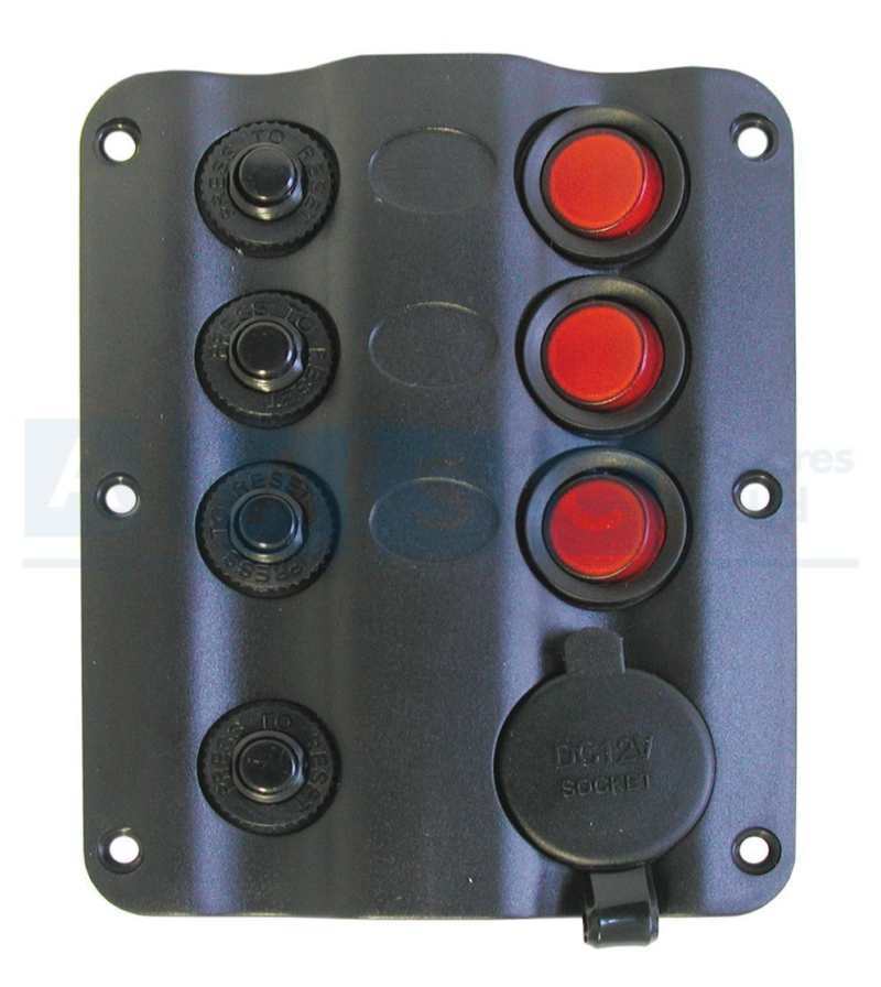 SWITCH PANEL(3) LED W/CIRCUIT BREAKER – Accessories Spares Centre