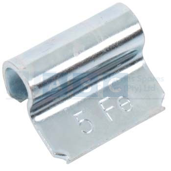 WHEEL WEIGHTS 5g CLIP-ON 100PCS PER BOX IRON GALVANIZED