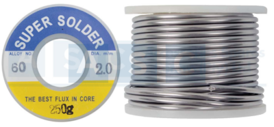 SOLDER 2MM RESIN CORE 250G WITH RESIN FLUX