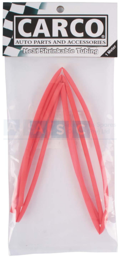 HEAT SHRINK 2.5MM RED 1M