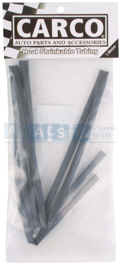 HEAT SHRINK 3.5MM BLACK 1M
